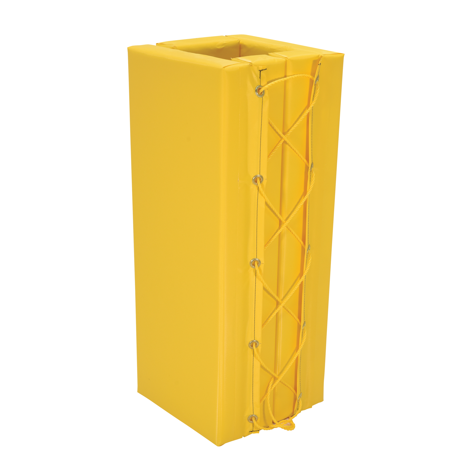Vestil Vinyl Column Protective Pad Square 3 Ft. x 5 In. Yellow